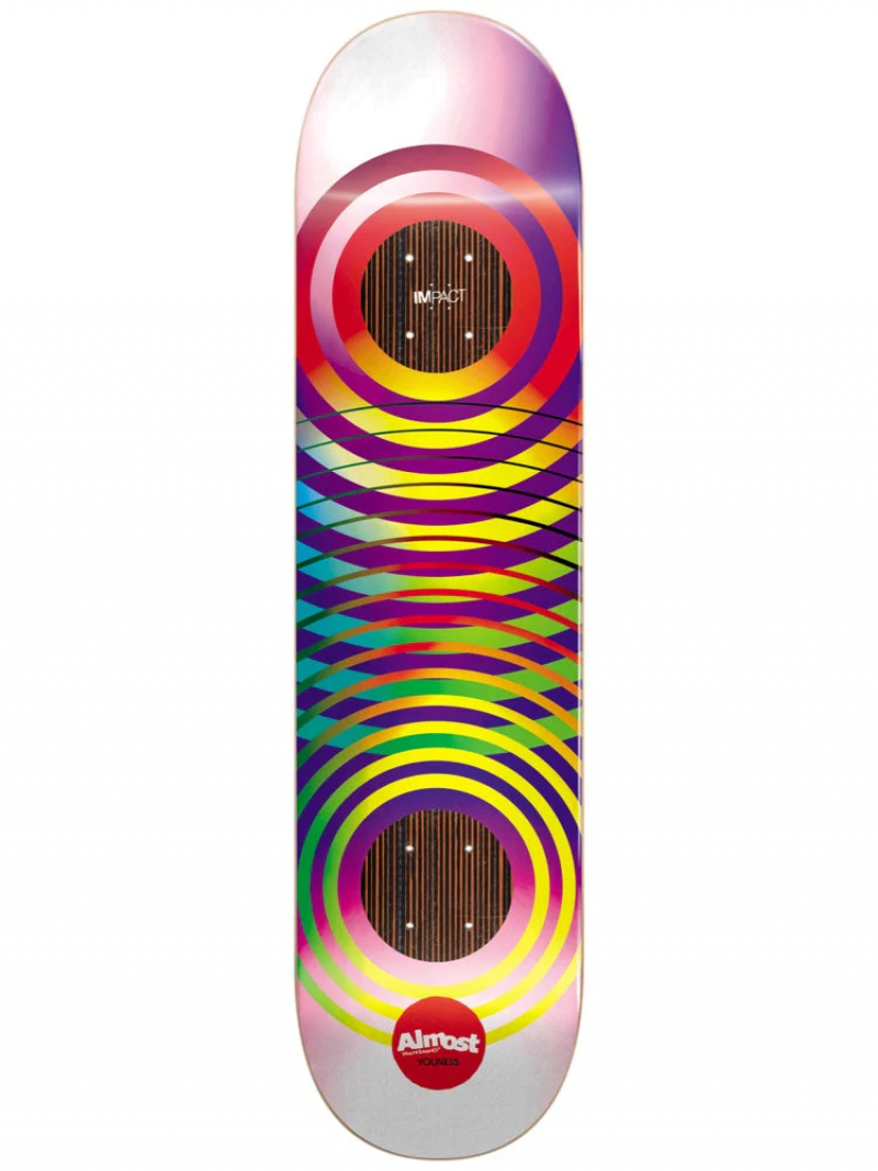 Almost Youness Gradient Rings Impact 8,375 Skateboard Deck